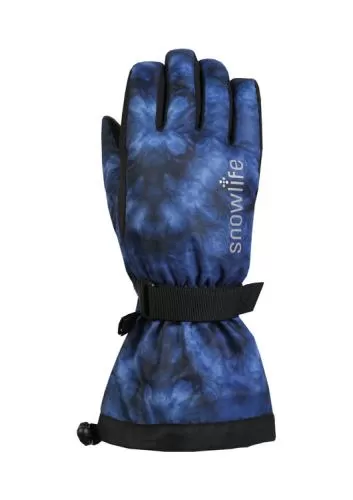 Snowlife Kids Long Cuff DT Glove blue aqua