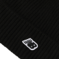 Preview: New Balance Winter Watchman Beanie NB Patch V3.0 SCHWARZ