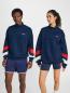 Preview: Hummel Hmloversized Halfzip Sportswear - dress blues