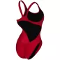 Preview: Arena Damen Team Swimsuit Swim Tech Solid ROT