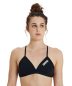 Preview: Arena Damen Team Swim Top Tie Back Solid SCHWARZ