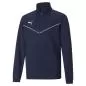 Preview: Puma teamRISE 1/4 Zip Top Jr - Peacoat-Puma White