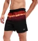 Preview: Speedo Placement Leisure 16" Watersho Male Adult - Black/Oxblood/Tan