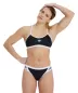 Preview: Arena Damen Arena Icons Bikini Cross Back Solid SCHWARZ
