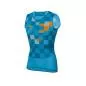 Preview: Sportful Bodyfit Baselayer Sleeveless - blue atomic/blue methyl/orange sdr