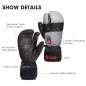 Preview: Savior heated fist leather glove SHGS03 - grey