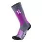 Preview: UYN Ski All Mountain Woman - medium grey melange/purple