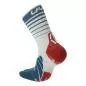 Preview: UYN Man Runners Five Socks - white/blue poseidon/red