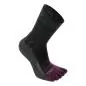 Preview: UYN Woman Trekking Five Merino Socks - anthracite/purple