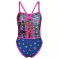 Preview: Arena Damen Arena Reversible Swimsuit Challenge Back BLAU