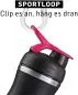 Preview: BlenderBottle Sportmixer Edelstahl - Black/Pink, 820 ml
