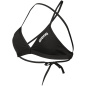 Preview: Arena Damen Team Swim Top Tie Back Solid SCHWARZ