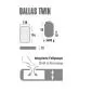 Preview: High Peak Mattress Dallas Twin - green