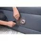 Preview: Bestway Doppelluftbett mit LoungeLux Kop fteil und integrierter Elektropumpe - blau