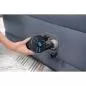 Preview: Bestway Doppelluftbett mit LoungeLux Kop fteil und integrierter Elektropumpe - blau