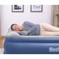 Preview: Bestway Tritech Kingsize-Luftbett mit in tegrierter Elektropumpe 203x193x56 cm - blau grau