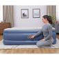 Preview: Bestway Tritech Kingsize-Luftbett mit in tegrierter Elektropumpe 203x193x56 cm - blau grau