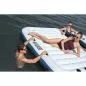 Preview: Bestway Hydro Force Bloc Party 8-Person Modular Inflatable Island - white blue