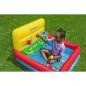 Preview: Bestway Bällebad Sort 'n Play mit 15 Spi elbällen 104 x 94 x 61 cm - blau rot
