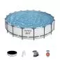 Preview: Bestway Steel Pro MAX Above Ground Pool Set 5.49 m x 1.22 m - grey