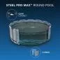 Preview: Bestway Steel Pro MAX Frame Pool Komplet t-Set 457 x 107 cm - grau