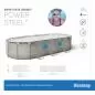 Preview: Bestway Power Steel Swim Vista Series II Aufstellpool Komplett-Set 549x274x122cm - grau