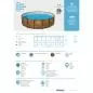 Preview: Bestway Power Steel Swim Vista Series II Above Ground Pool Set 549 x 122 cm - brown