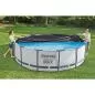 Preview: Bestway Round Pool Cover for 3.66 m Abo ve Ground Pools - black