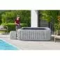 Preview: Bestway LAY-Z-SPA Energiespar-Whirlpool San Fran cisco HydroJet Pro, mit App-Steuerung - grau