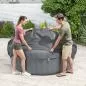 Preview: Bestway Lay-Z-Spa EnergySense Thermal Round Hot Tub Cover 2.16 m x 80 cm - grey