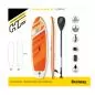 Preview: Bestway Hydro-Force Aqua Cruise Tech Inflatable Stand-Up Paddleboard Set 3.20 m - white yellow