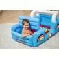 Preview: Bestway Fisher-Price Smilin' Safari Inflatable B all Pit with 25 Balls 117 x 76 x 61 cm - blue