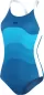 Preview: Speedo Shaping Entwine Printed 1pce Swimwear Female Adult - Ageon Blue/White