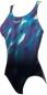 Preview: Speedo Placement Digital Powerback Swimwear Female Adult - Black/Chroma Blue