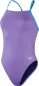 Preview: Speedo Solid Lattice-Back Swimwear Female Adult - Miami Lilac/Aquar