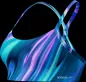 Preview: Speedo Printed Racerback Top Swimwear Female Adult - Rapture Glow - Dark Teal