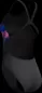 Preview: Speedo Placement Printed Leaderback Swimwear Female Adult - Electro Static- Black