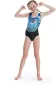 Preview: Speedo Allover Splashback Swimwear Female Junior - Black/Electric Pi