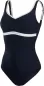 Preview: Speedo ContourLuxe Solid Shaping 1PC Adult Female - True Navy/White