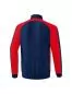 Preview: Erima Six Wings Präsentationsjacke für Kinder - new navy/rot