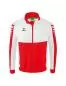 Preview: Erima Six Wings Präsentationsjacke für Kinder - rot/weiß