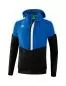 Preview: Erima Squad Tracktop Jacke mit Kapuze - new royal/schwarz/weiß