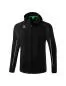 Preview: Erima LIGA STAR Training Jacket with hood - black/white