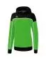 Preview: Erima Frauen CHANGE by erima Kapuzensweat - green/schwarz/weiß