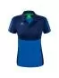 Preview: Erima Frauen Six Wings Poloshirt - new royal/new navy
