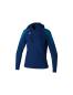 Preview: Erima Frauen EVO STAR Trainingsjacke mit Kapuze - new navy/mykonos blue