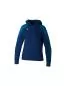 Preview: Erima Frauen EVO STAR Kapuzensweat - new navy/mykonos blue