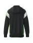 Preview: Erima CELEBRATE 125 Training Jacket with hood - schwarz/green gecko