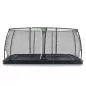 Preview: EXIT Dynamic ebenerdiges Trampolin mit Sicherheitsnetz - schwarz, 305x519cm