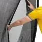 Preview: EXIT Dynamic ebenerdiges Trampolin mit Sicherheitsnetz - schwarz, 305x519cm